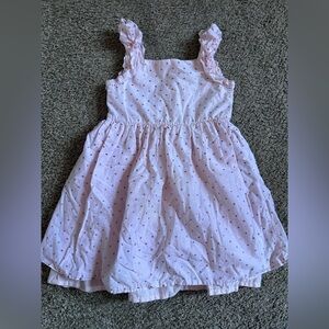 Pink w. Gold Polka Dot Rachel Zoe Toddler Dress